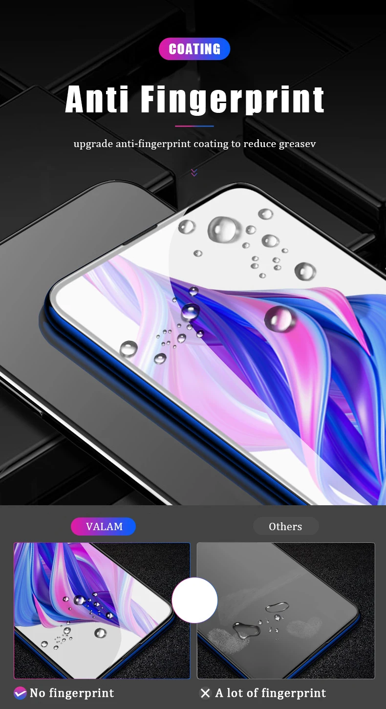 Защитная пленка VALAM из закаленного стекла для huawei P smart Z, полное покрытие для huawei P smart plus Z, защитное стекло