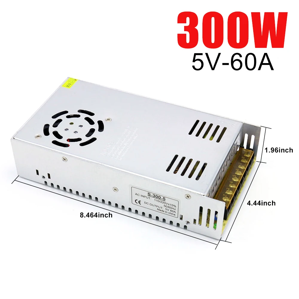 

Светильник ing трансформатор переменного тока 110V-220V DC/DC 5V Питание адаптер 70A 80A AMP 350 Вт 400 Вт Светодиодный светильник полосы Переключатель Драй...