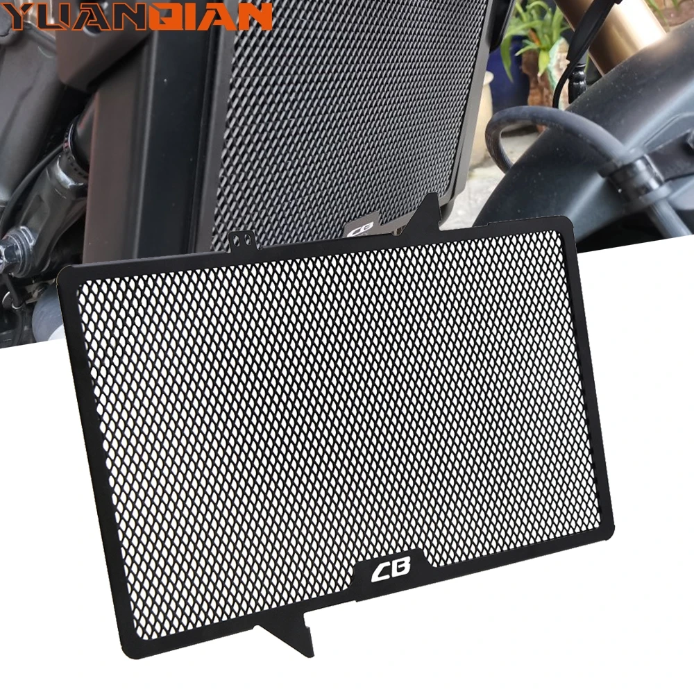 

With CB LOGO For Honda CB650F CB 650R 650F 2014-2018 Motorcycle Radiator Grilles Grill Guard Cover Protectors CB650R 2019