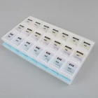 Контейнер-органайзер для таблеток на 7 дней, 21 отсек с крышкой