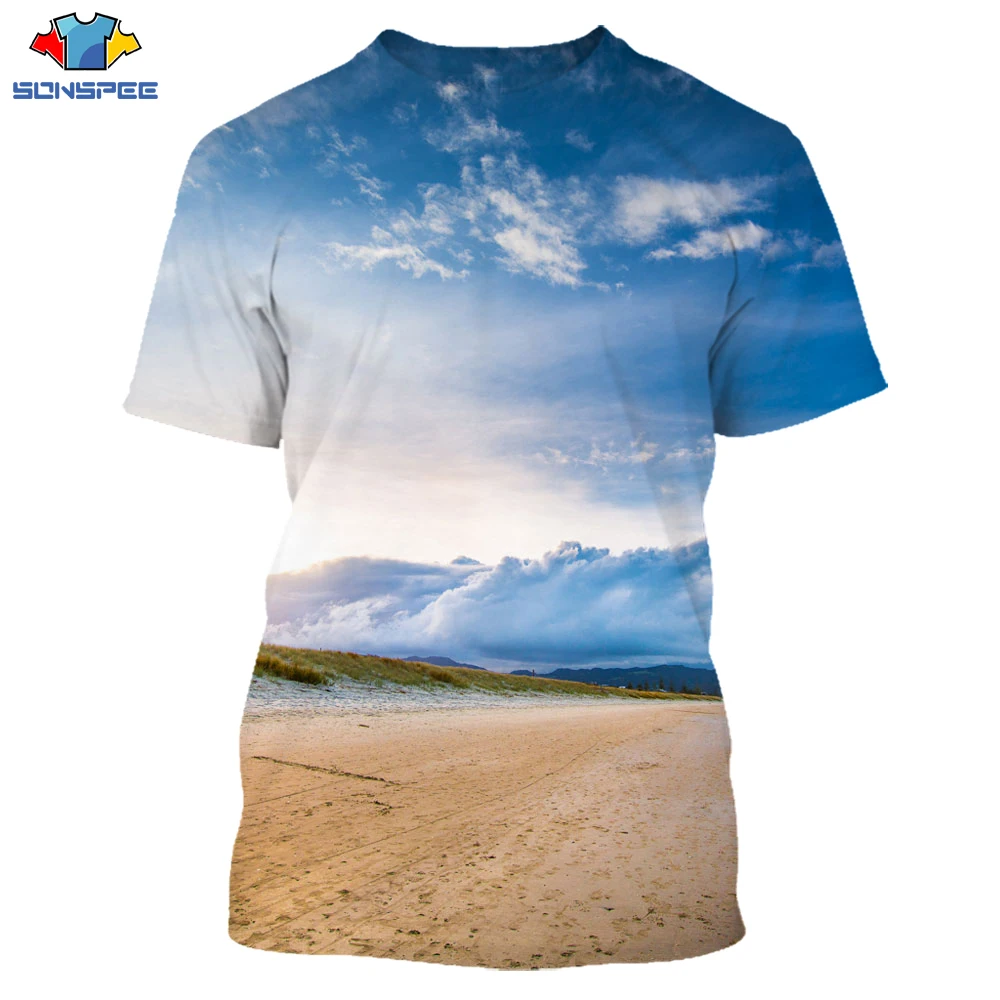 

SONSPEE Summer Casual Unisex 3D Print Beach Party Men Holiday Tee Top Pullover 2021 Harajuku T-shirt Novelty Streetwear Fashion