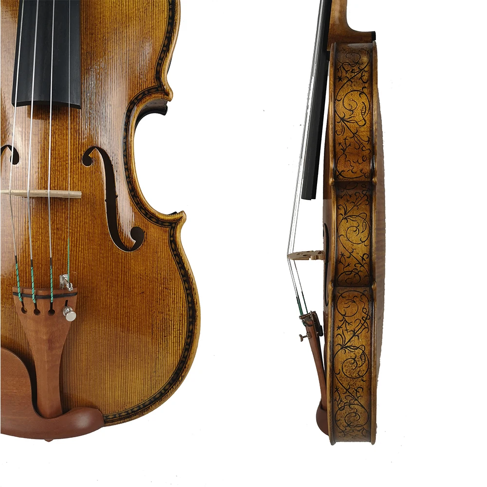 Бесплатная доставка чехол для скрипки Stradivarius 1715 100% ручной работы с масляным