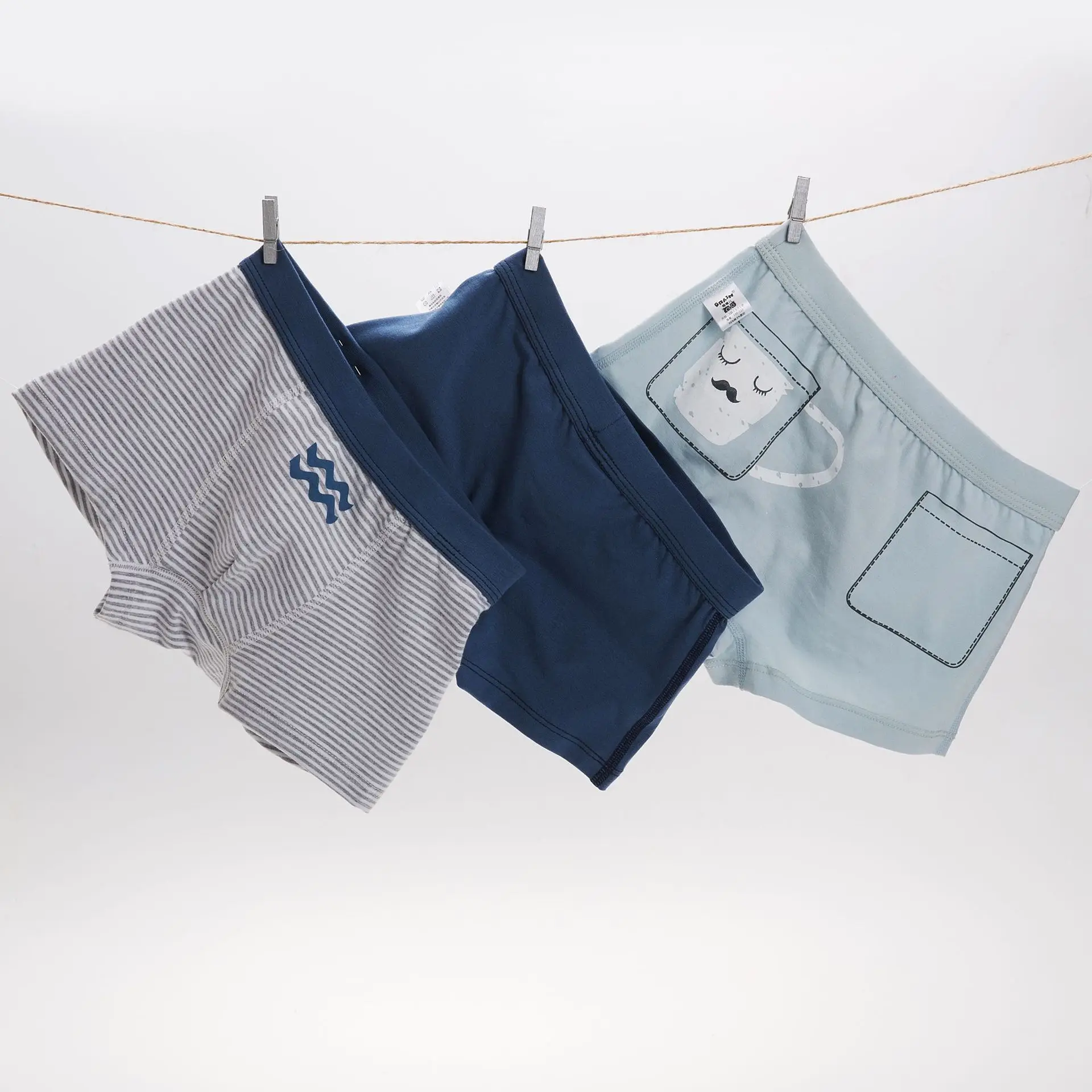 3 шт./упак. нижнее белье для мальчиков милые хлопковые трусы с принтом 12 созвездий