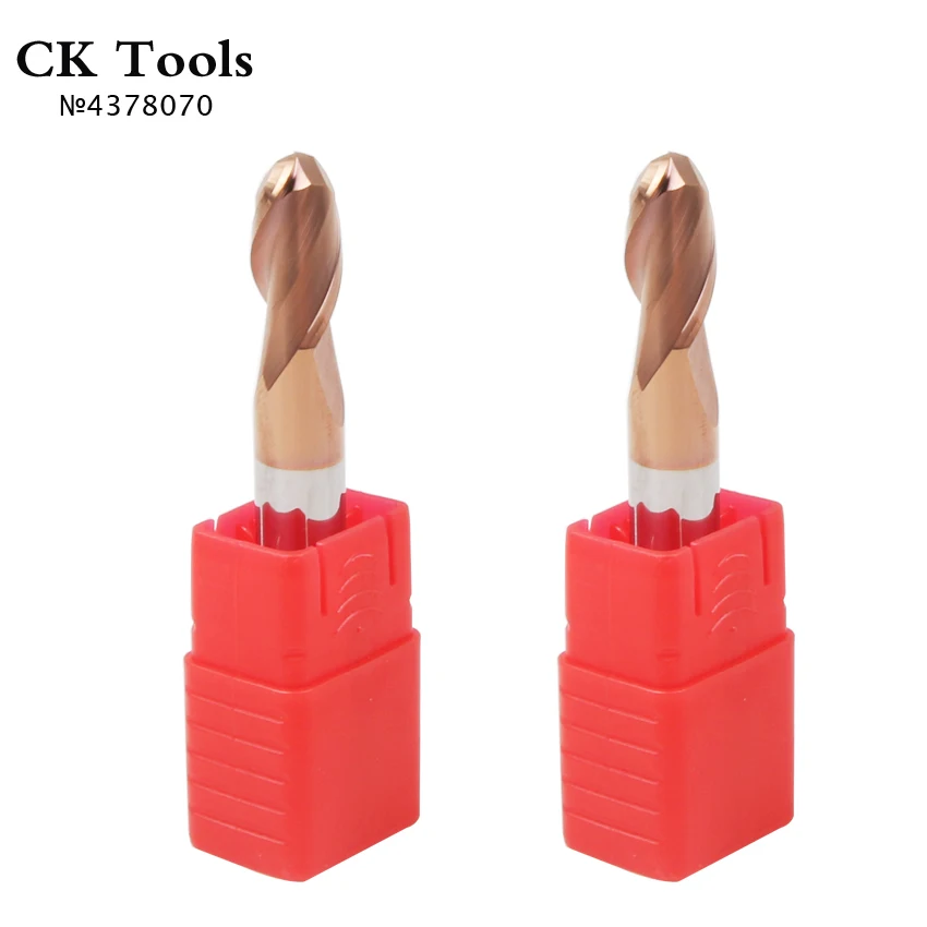 Хорошая цена R2.5 R3 R4 R5 R6 две канавки HRC45 HRC55 HRC65 твердосплавная Концевая фреза NACO