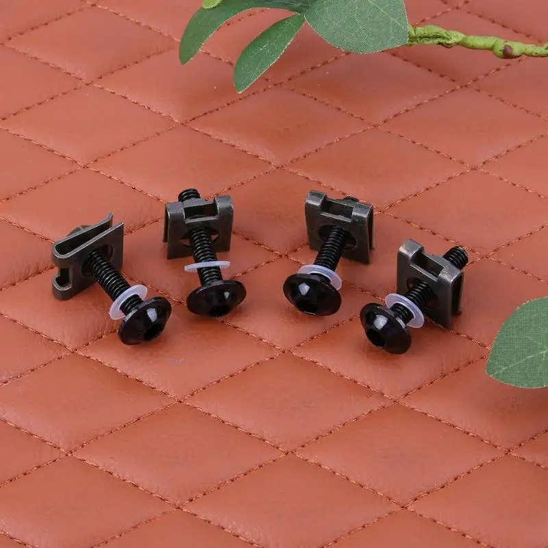 10 шт. гайки и болты для мотоциклов 6 мм болт обтекатель шпатель пружинные 4 цвета