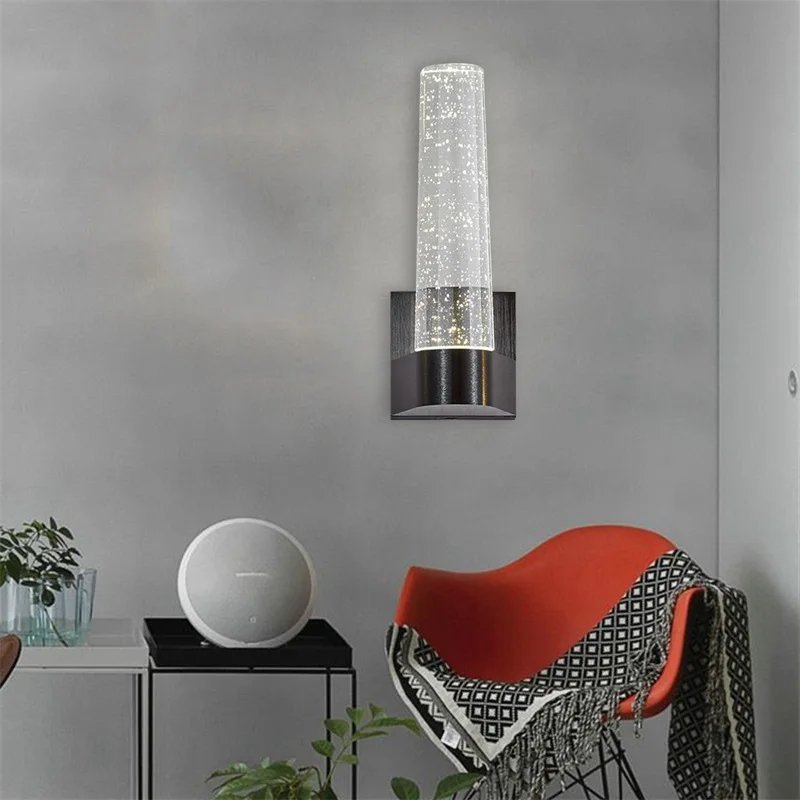 Современные Настенные светильники OUFULA хрустальное бра светодиодный светильник