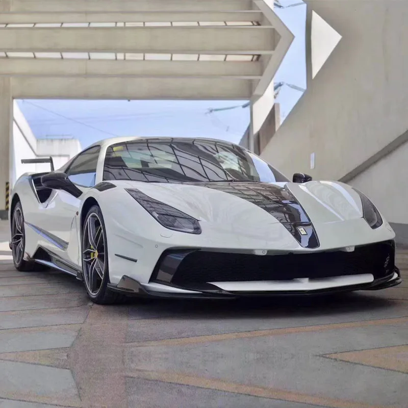 

High quality carbon fiber and FRP front bumper kit for Ferrari 488