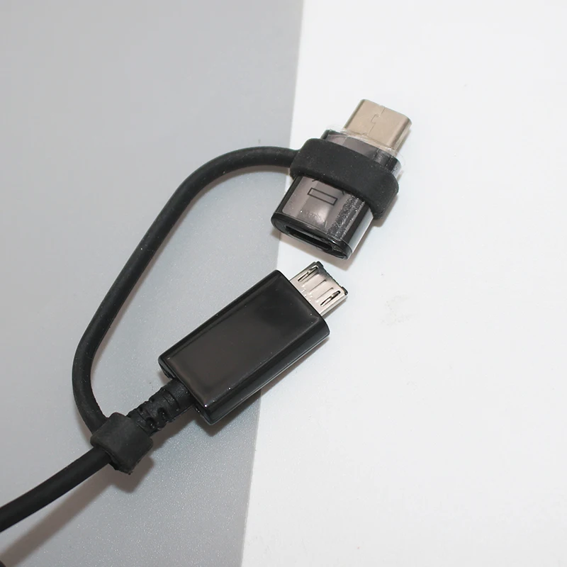 Кабель Samsung 2 в 1 с Micro USB Type-C для быстрой синхронизации данных кабель Galaxy S21 S20 Ultra S10