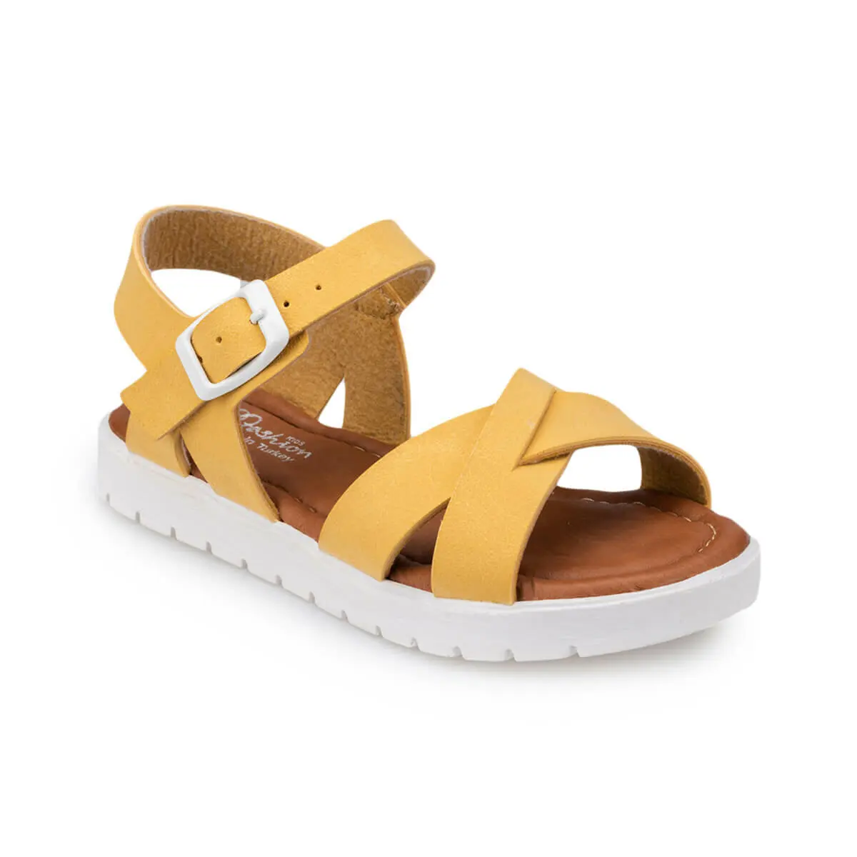 

FLO 91.508159.B Yellow Female Child Sandals Polaris