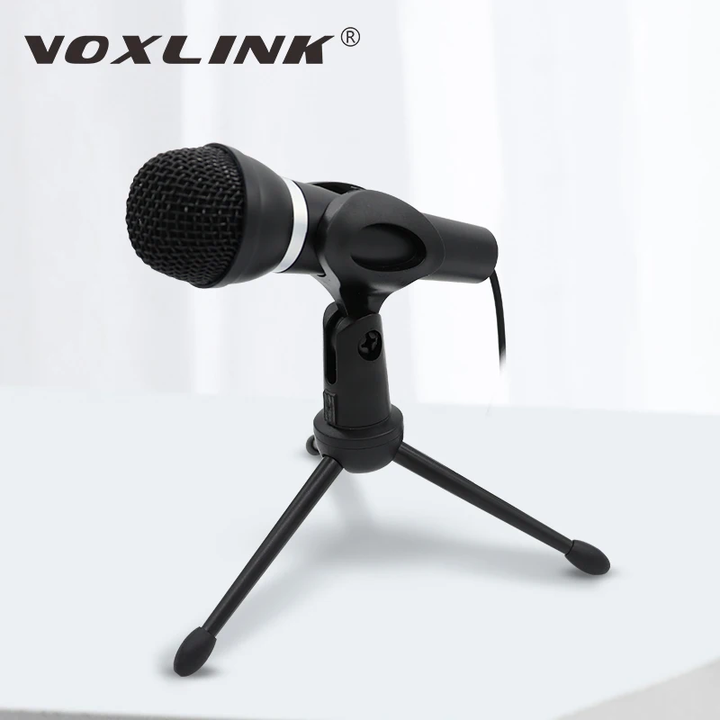 Игровой конденсаторный микрофон VOXLINK 3 5 мм домашний стереомикрофон настольные