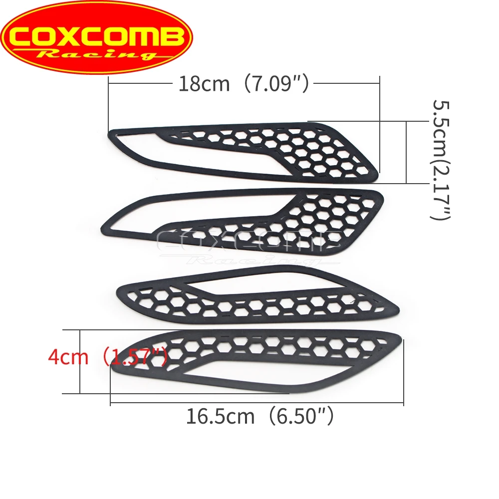 

1 Set Motorcycle Black Turn Signal Light Lamp Grill Protector Covers Mesh Guard for Vespa Sprint Primavera 150 All Year Scooter