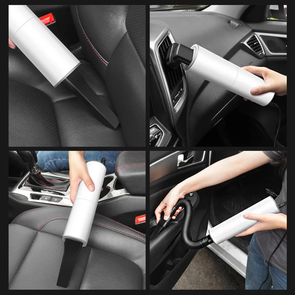 

Wireless Vacuum Cleaner For Car 120W 4000Pa Powerful Suction Auto Cordless Vacuum Cleaner For Home Auto Office Cleaning