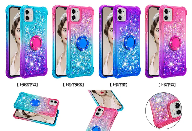 Блестящее со стразами кольцо-держатель для телефона чехол iphone 11 6 1 дюймов pro 5 8 max
