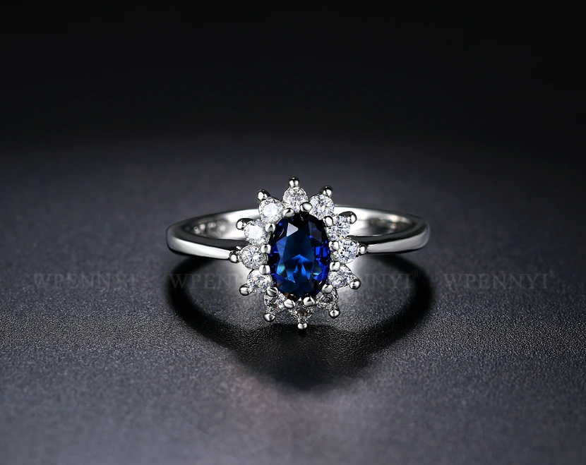 Высокое качество супер 3.5ct обручальные Серебряные Кольца цвет 10 мм сверкающий прозрачный кубический цирконий Кристалл Женское Обручальное кольцо
