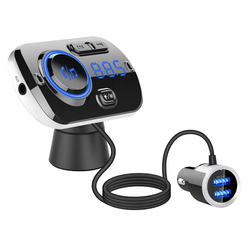 Fm-передатчик JaJaBor FM модулятор беспроводной A2DP MP3 AUX аудио музыкальный