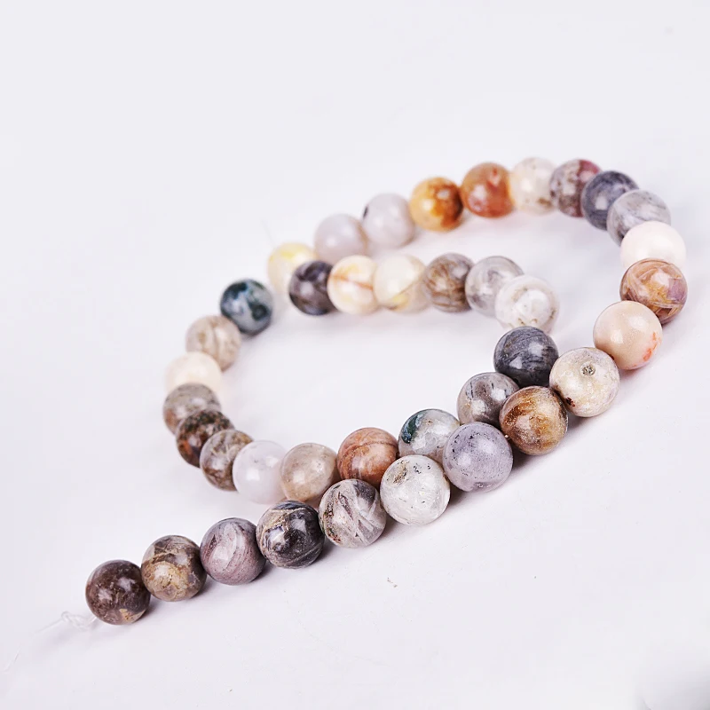 Asingeloo натуральный камень бамбуковый лист агатер бусины 15 &quotкруглые свободные