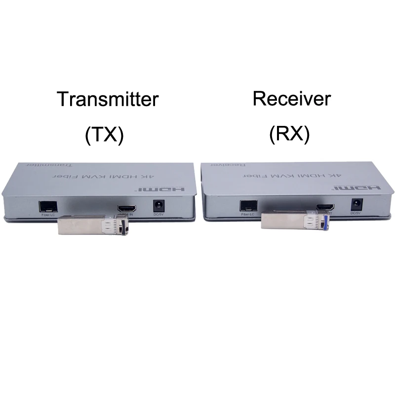 10 км 4K HDMI KVM удлинитель USB мышь клавиатуры с помощью одноволоконного кабеля Шнур