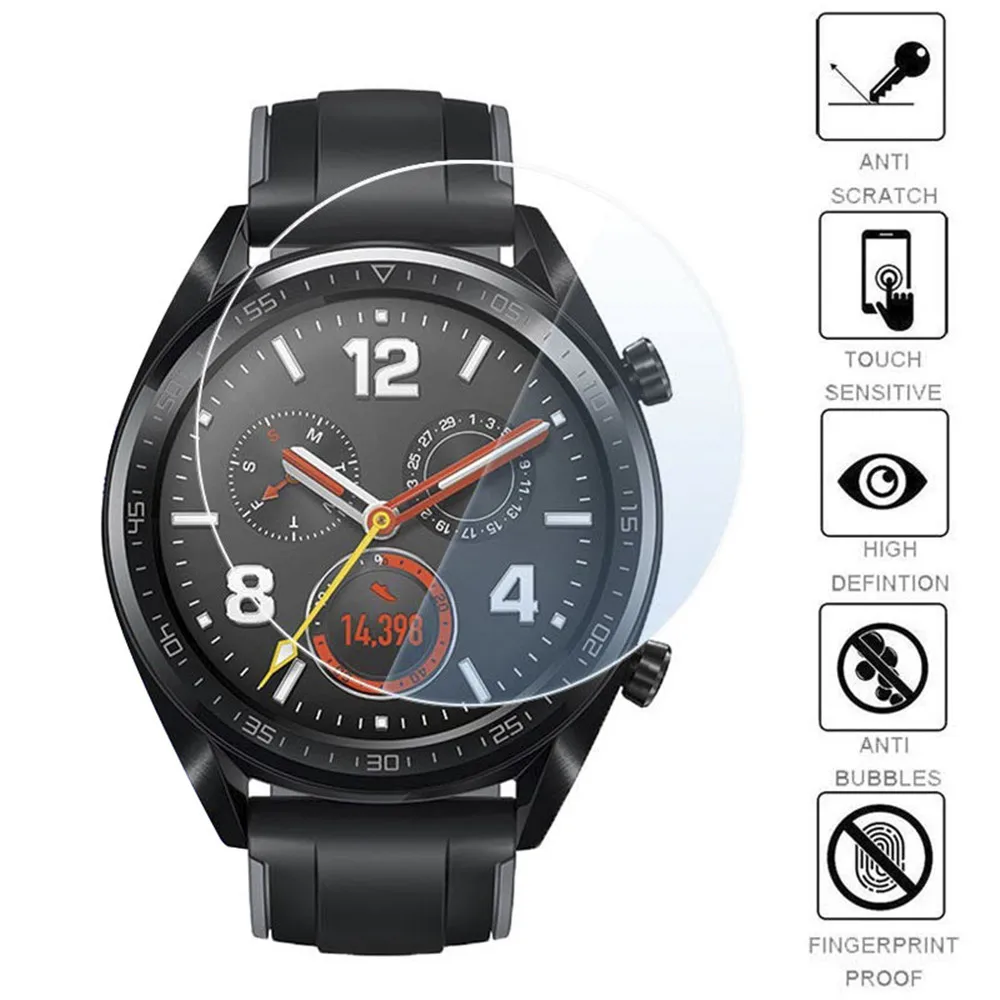 Защитная пленка из закаленного стекла для Huawei Watch GT 46 мм GT2 защитная 9H 2.5D против