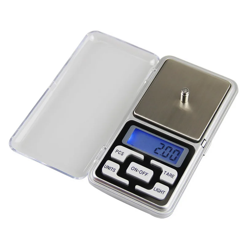 

1Pcs Portable Mini Digital Scale 100/200/300/500g 0.01/0.1g High Accuracy Backlight Gram Weight Pocket Scale For Jewelry Kitchen