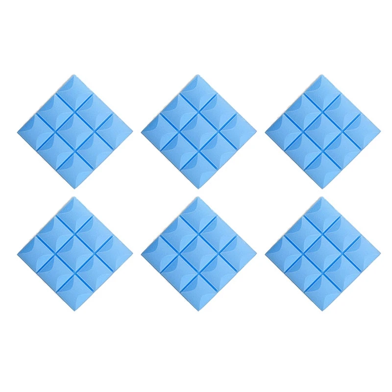 

6 шт 30X30X5cm звукоизоляционные пенопластовые панели, 9 блок Плитки, звуковые панели на танкетке Звукоизолированные звукоизоляции поглощая