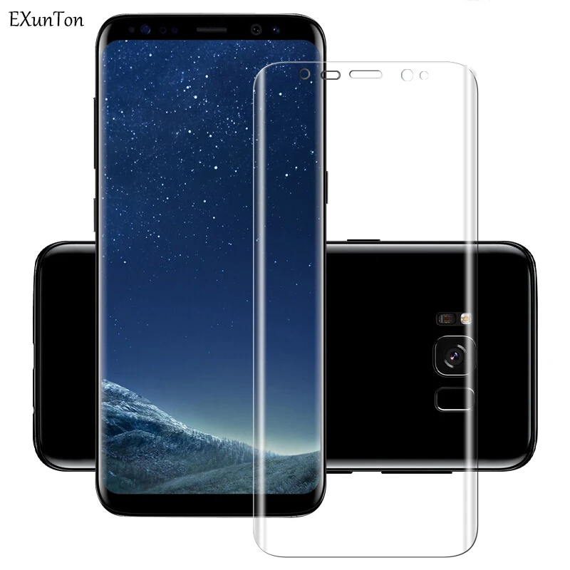 3D Супер Прозрачная мягкая защитная пленка из ТПУ для Samsung Galaxy S8 S9 S6 S7 Edge Plus + S6Edge