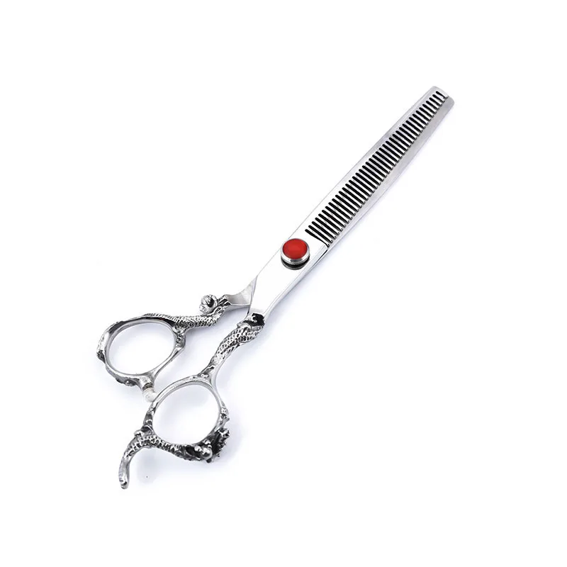 Профессиональные филировочные ножницы с рукояткой дракон 7 дюймов JP440c