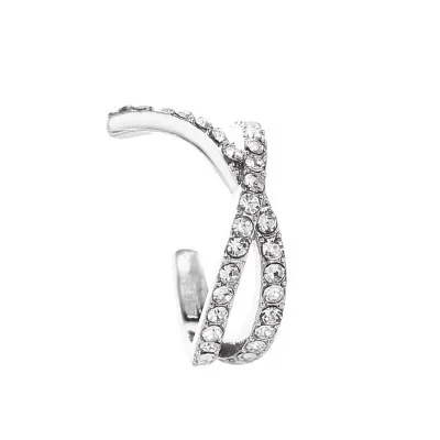 

New Style Ladies Popular Personality Europe and America Popular Cross Fashion Retro Simple Single Non-Pierced Earrings