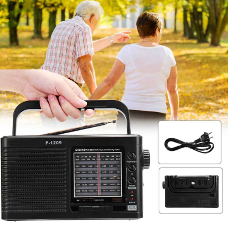 Беспроводные колонки портативный FM/SW/MW Mini 12Band радио телескопическая антенна