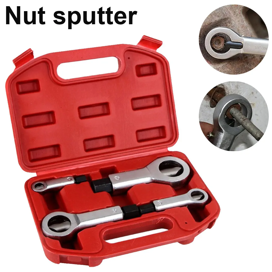 

Rust Resistant Damaged Nut Splitter Remover Rusty Nut Splitter Spanner Remove Steel Cutter Tool 1 Pcs Heavy Duty Hex Wrench
