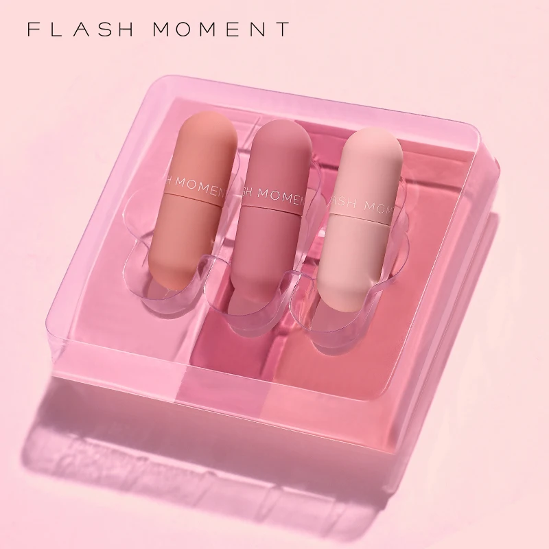 Flashmoment бархат матовый оттенок для губ шелковистый нежный крем сексуальный