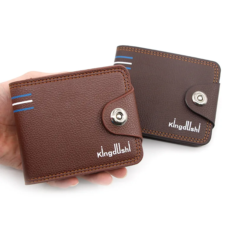 

2022 Short Men Wallets low price Coin Bag carteira Purse Man Leather Small wallet Clutch Money Bag Dollar portomonee heren