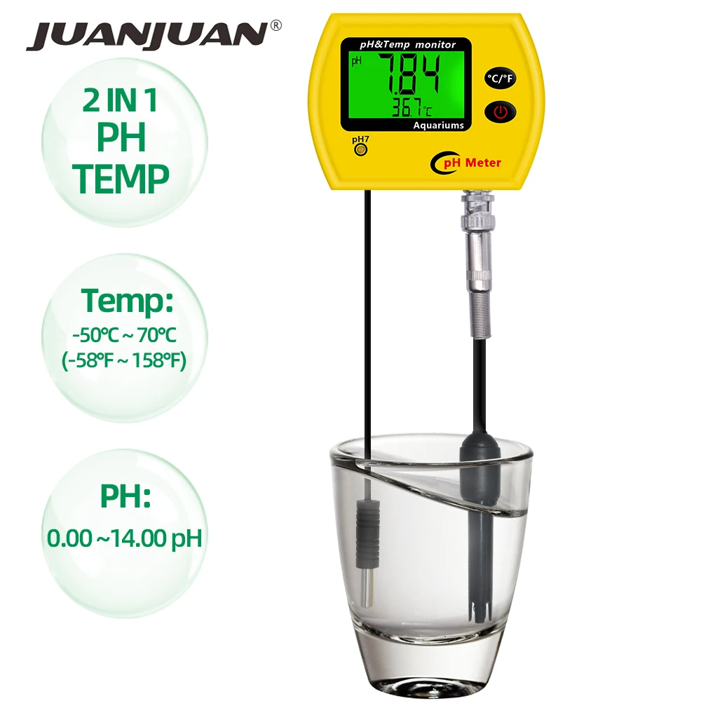 

10pcs/lot Measure Household 0.01 Water Quality PH tester meter 0-14 Durable Aquarium Portable Acidity Pocket Acidimeter 20%