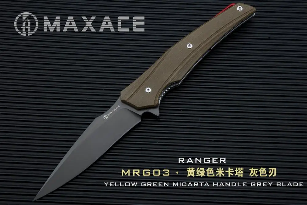 MAXACE Ranger Складной нож карманный для повседневного использования Ассаб XW 42
