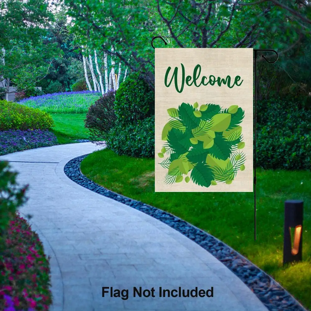 Подставка для садового флага баннер черная кованая железная подставка сада с