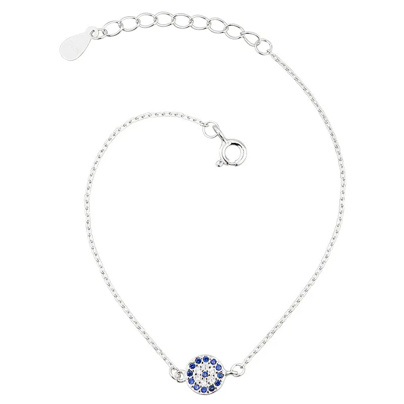 

2021 New Fashion Women's Retro Turkish Blue Eye Evil Eye Charm Bracelet Women Sexy Party Elegant Bracelet Jewerly