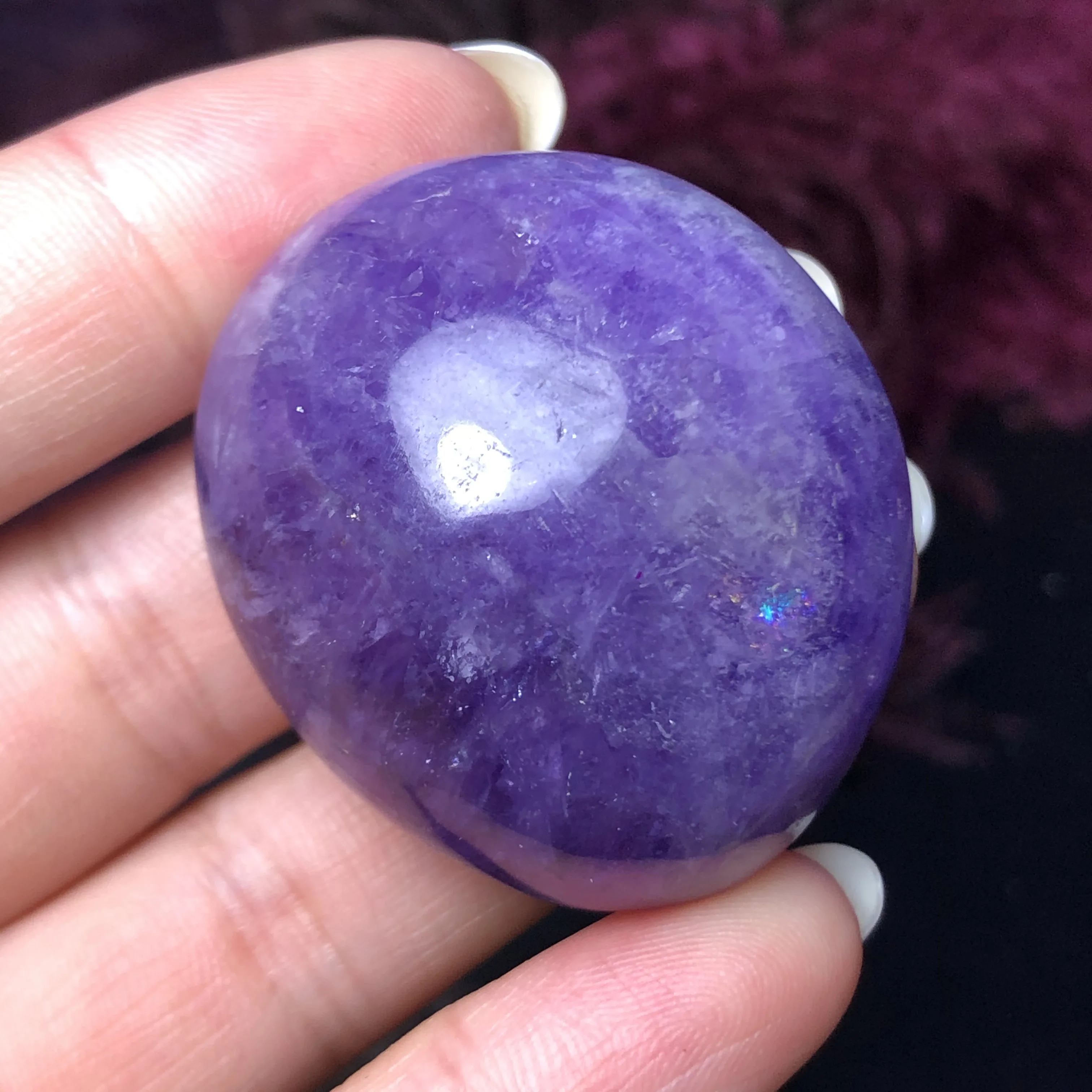 1 шт. натуральный драгоценный камень с аметистом и ладонью|Камни| |