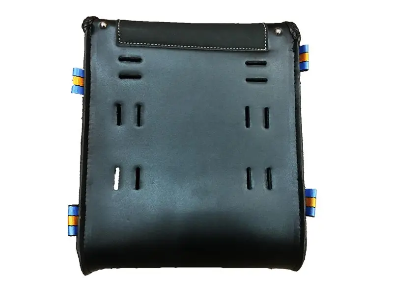 Универсальный из искусственной кожи мотоцикл седельная сумка двойной