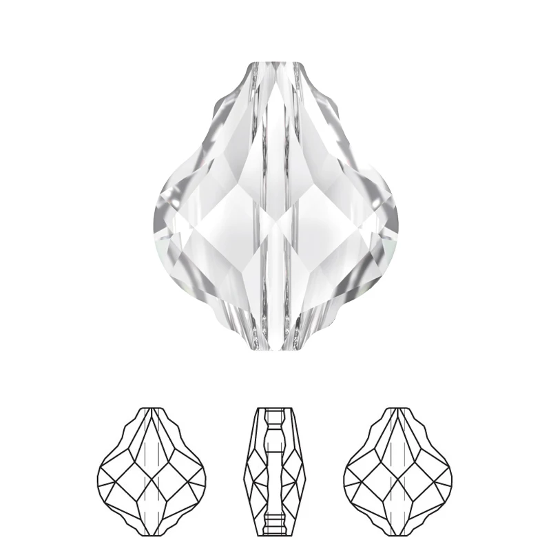 【 Предзаказ 】 кристаллы от Swarovski 5058 бусины в стиле барокко оптом для DIY ювелирных
