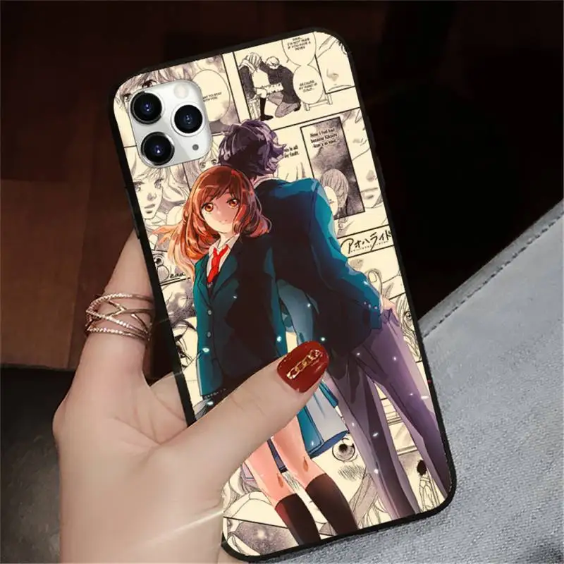 

Ao Haru Ride Japan anime movie Phone Case for iPhone 11 12 pro XS MAX 8 7 6 6S Plus X 5S SE 2020 XR