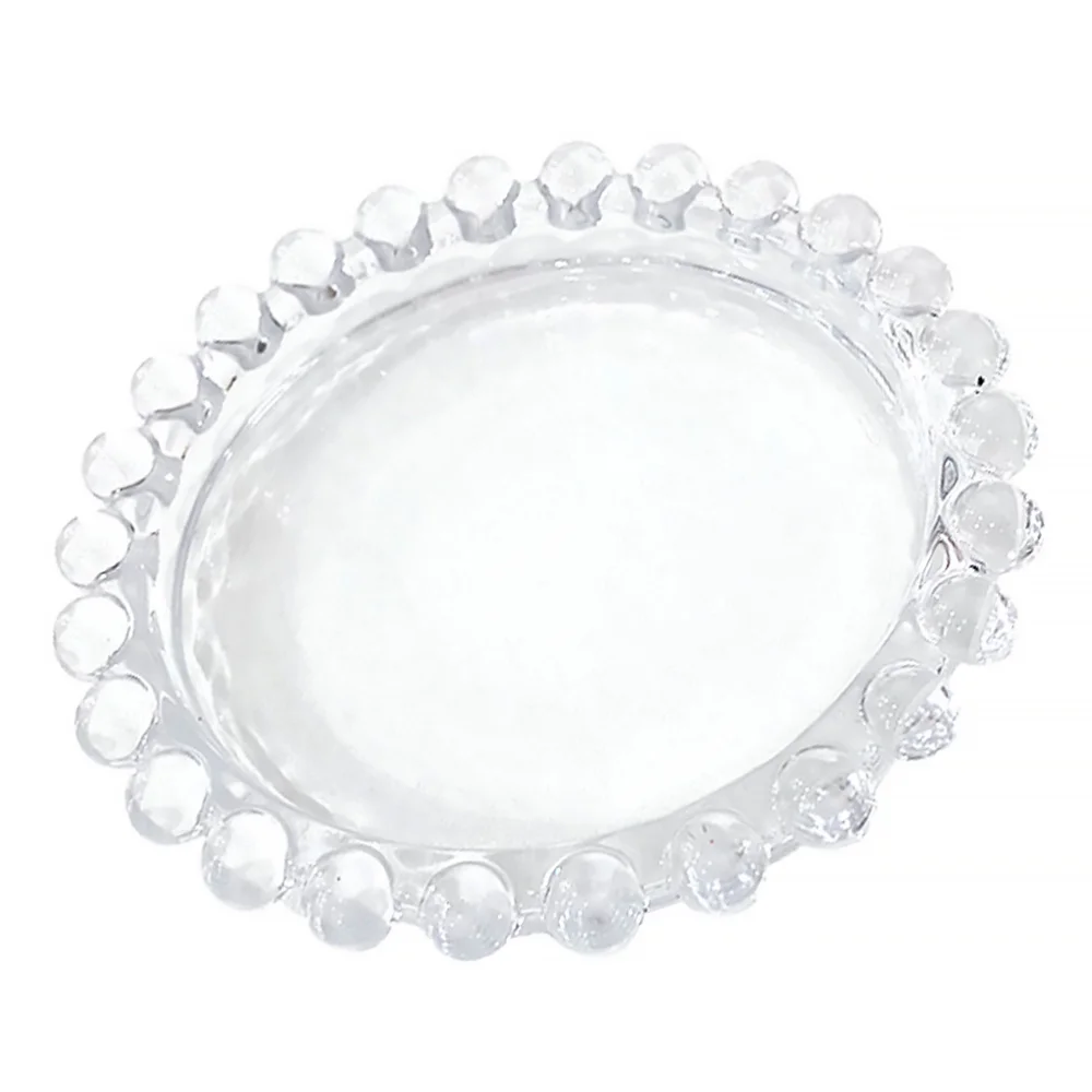 

1Pc Fashion Daisy Pattern Glass Dish Creative Glass Steak Pan Plate for Home