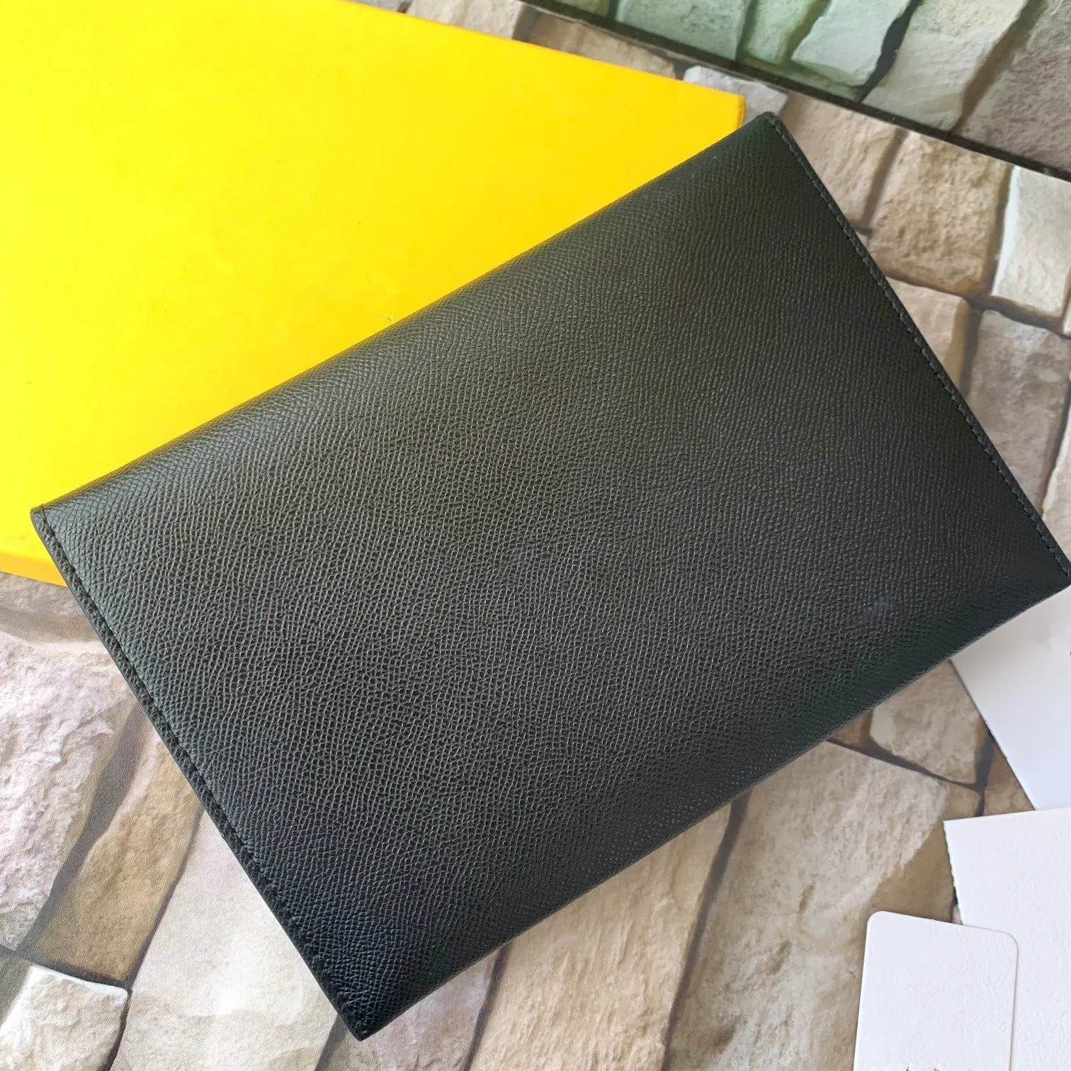 

Lady's Long Clutch bag Design Genuine Leather Luxury fashion Flip bag High-quality Practical Women's purse