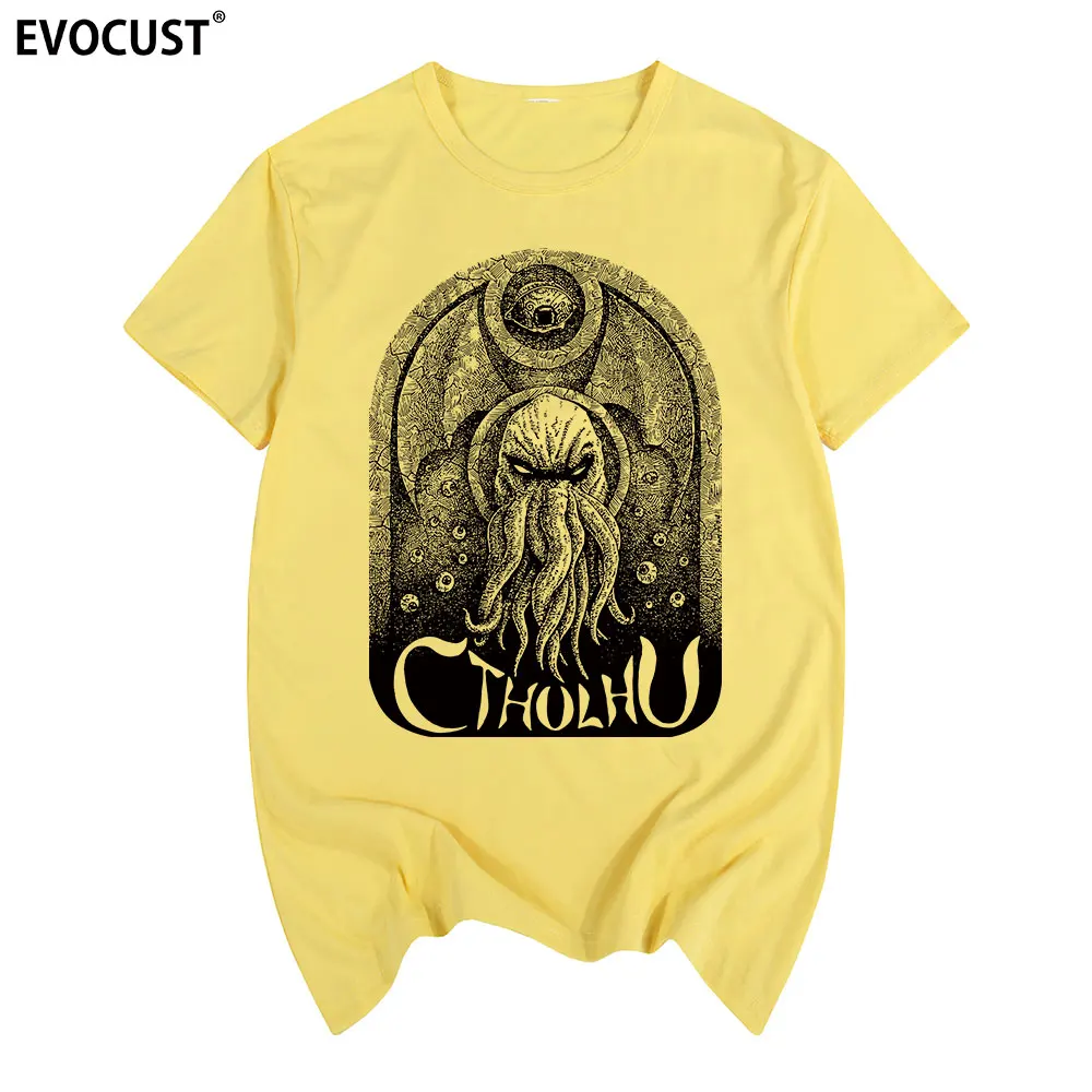 Cthulhu H.P. Футболка для почитателей лавкрафта хлопковая мужская футболка новая