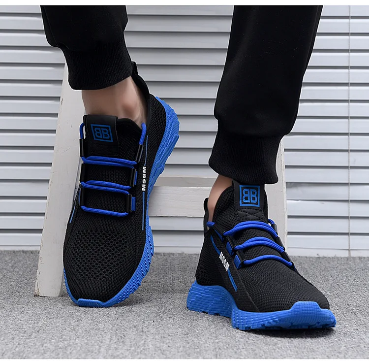 Мужские дышащие кроссовки Повседневная Нескользящая Вулканизированная обувь