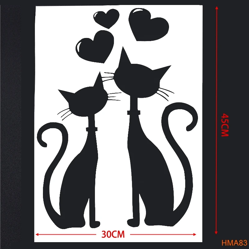 

Klassieke Liefde Kat Vinyl Behang Roll Meubels Decoratieve Woonkamer Kinderkamer Vinyl Art Decals