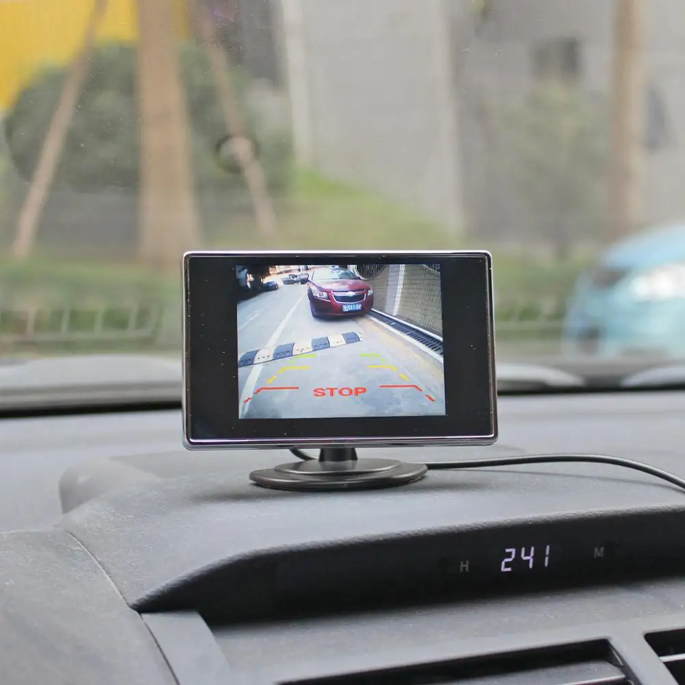 Беспроводной автомобильный TFT ЖК-монитор 3 5 дюйма DIYSECUR водонепроницаемая камера