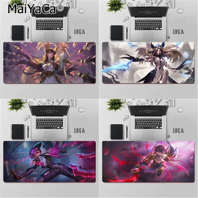 

MaiYaCa Top Quality Blade Dancer Irelia Unique Desktop Pad Game Mousepad Free Shipping Large Mouse Pad Keyboards Mat