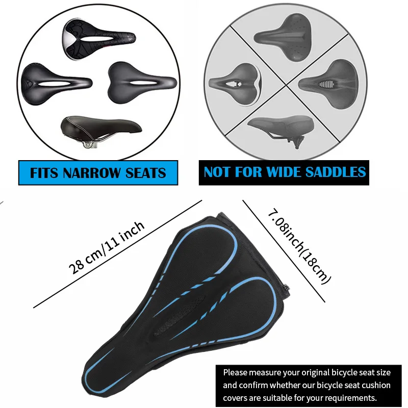 

WEST BIKING Bicycle Saddle Cover with Pocket Waterproof Rain Cover Cycling Seat Soft Breathable MTB Road Bike Anti Slip Mat