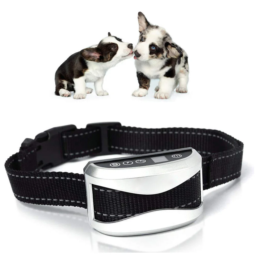 

Pet Dog Anti Barking Device USB Electric Ultrasonic Dogs Training Collar Dog Stop Barking Vibration Anti Bark Collar Dropship