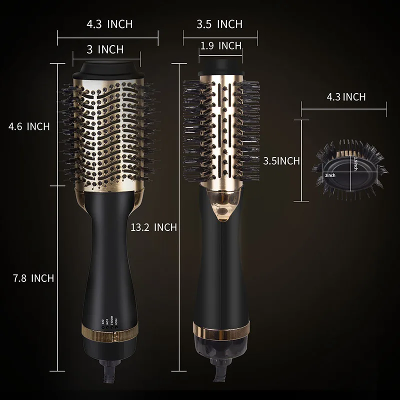 Расческа для горячего воздуха 2 в 1 профессиональный фен и испаритель расческа