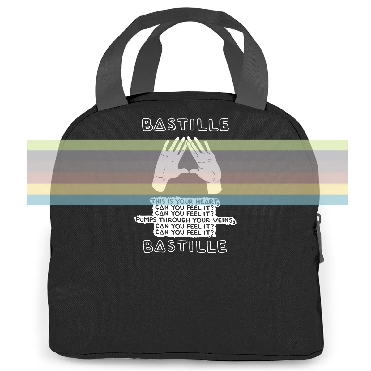 

Bastille Indie Pop Indie Rock Band Dan Smith Basic women men Portable insulated lunch bag adult
